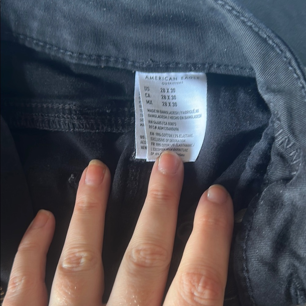 American Eagle Outfitters Black Chinos